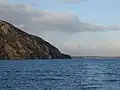Blick von Aird Ranish über die Einfahrt in den Loch
