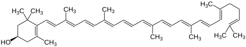 Struktur von Rubixanthin