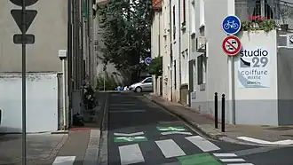 Rue Laprugne, Vichy, Frankreich