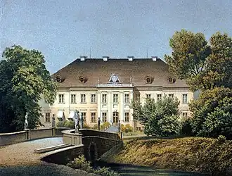 Schloss Rühstädt um 1860