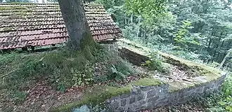 Die zweischalige Ringmauer (Nordostecke der Hauptburg)