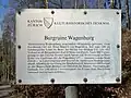Infotafel an der Strasse
