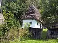 Strohgedecktes Haus