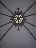 Rundöffnung in der Hauptkuppel