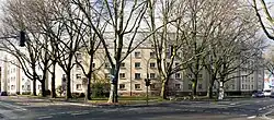 Der Gebäudekomplex „Rundbau“ in Kaiserslautern