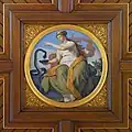 Rundbild Fakultät für Medizin von Rudolf Gleichauf (Schmuckelement der Holzdecke der Aula der Alten Universität)