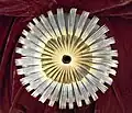 Rundes Book-Origami von oben