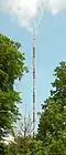 Der 301 Meter hohe Sendemast auf dem Hordtberg (2006)