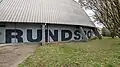 Rundsporthalle von außen 2023