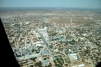 Luftaufnahme von Rundu (2019)