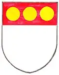 Wappen von Sir John Russell, einem englischen Höfling aus dem 13. Jahrhundert.