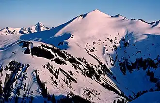 Der Ruth Mountain vom Hannegan Peak aus (1991)