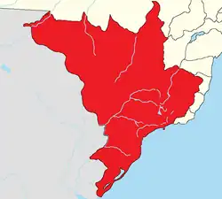 Kapitanat São Paulo e Minas de Ouro, um 1719