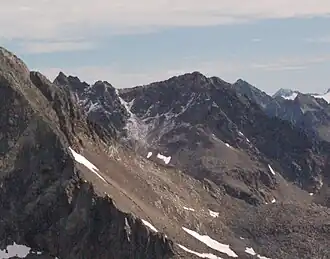 Südliche Talleitenspitze (links) und Gössnitzkopf (rechts)