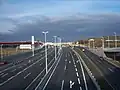Fertige Haupt- und Kollektorfahrbahnen