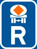 R316: Verkehrsfläche reserviert für Kraftfahrzeuge mit gefährlichen Gütern*