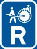 R318: Verkehrsfläche reserviert für Rikschas*