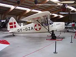 SAI KZ III in der Dansk Veteranflysamling, Stauning