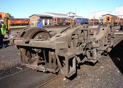 Drehgestell der Lokomotive 14 003