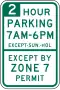 Parken mit zeitlichen Einschränkungen (Seattle)