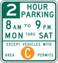 Parken mit zeitlichen Einschränkungen (San Francisco)