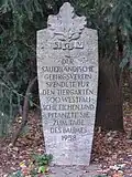 Erinnerungsstein im Großen Tiergarten