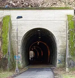 Schlagbaum-Tunnel