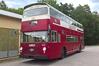 Doppeldeckerbus 4545 der Stockholms Lokaltrafik