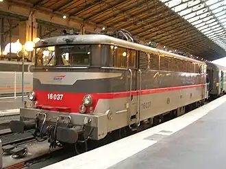 BB 16037 im Paris Gare du Nord im Dezember 2005