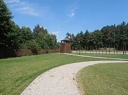Blick auf das Lager