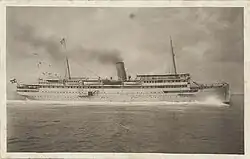 SS Thalia, Postkarte ca. 1909 (140 × 88&nbsp;mm)[3]