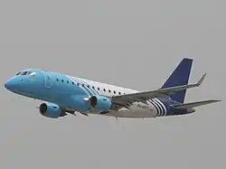 Die für Air Sinai betriebene Embraer 170 der Egypt Air Express