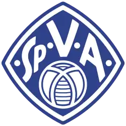 Offizielles Vereinswappen (Logo) des SV Viktoria 01 e.&nbsp;V. Aschaffenburg (ab 2015)