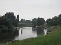 Mündung im Blütengrund bei Großjena