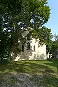 Westseite der Kapelle St. Elisabeth der ehemaligen Deutschordenskommende