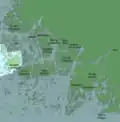 Lage von Houtskär im Schärenmeer