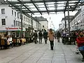 Blick von der Französischen Straße in Richtung des Großen Marktes und des Deutschen Tores 2007