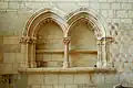 Gotische Wandnische im Chor
