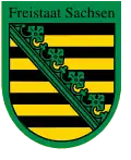 Landessignet Sachsens (historisierend)[10]