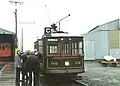 Wagen 62 der Sacramento Northern Railway im Western Railway Museum, Rio Vista