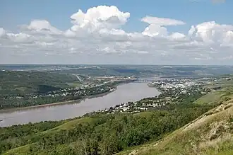 Ansicht von Peace River