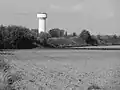 Ehemaliges Abraumfeld und Wasserturm