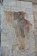 Fragment einer Wandmalerei