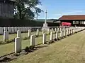 Britische Soldatengräber