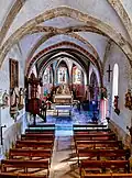 Kirche Saint-Hilaire, Innenraum