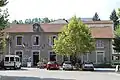 Der Bahnhof von St-Jean, Endhaltepunkt des „Trans-Cévenol“ (Train à vapeur des Cévennes)