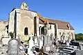 Reste des Klosters Saint-Laurent-lès-Cosne mit Friedhof