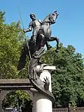 Standbild des Heiligen Georg