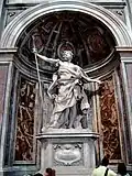 Figur des hl.&nbsp;Longinus von Bernini