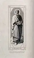 S. Marcus, Radierung nach Franz Overbeck